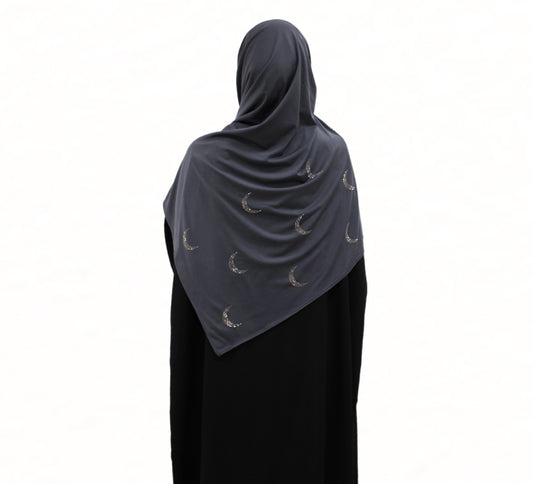 Jersey Premium Comfort - Collection Qamar - Gris bleuté